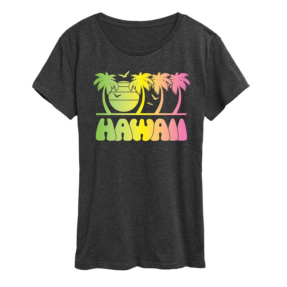 

Женская винтажная футболка с рисунком Hawaii Blend, цвет Heather Charcoal