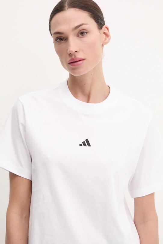 Футболка хлопковая Essentials Adidas, белый — фото 4