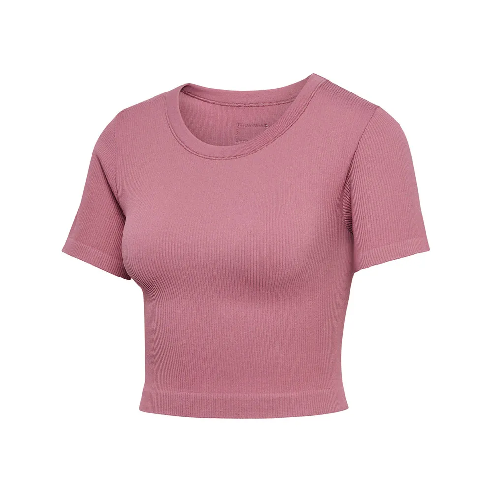 

Футболка с коротким рукавом Hummel Pulse Seamless Rib, розовый