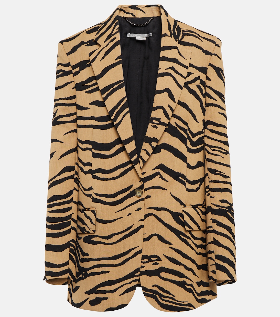 

Жаккардовый блейзер из смесовой шерсти Stella McCartney, Raffia