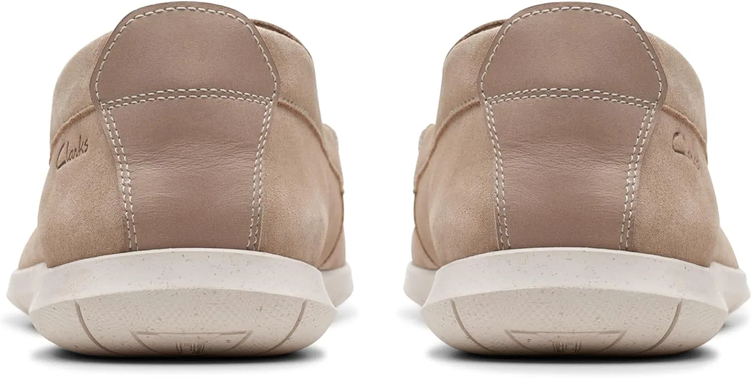 Мужские мокасины Clarks Flexway Step, Sand Suede — фото 3