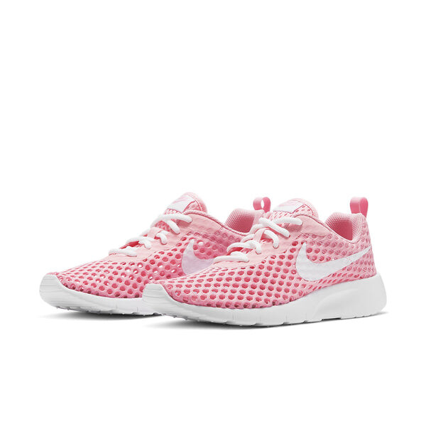 Кроссовки tanjun shoes розовые Nike, белый — фото 3