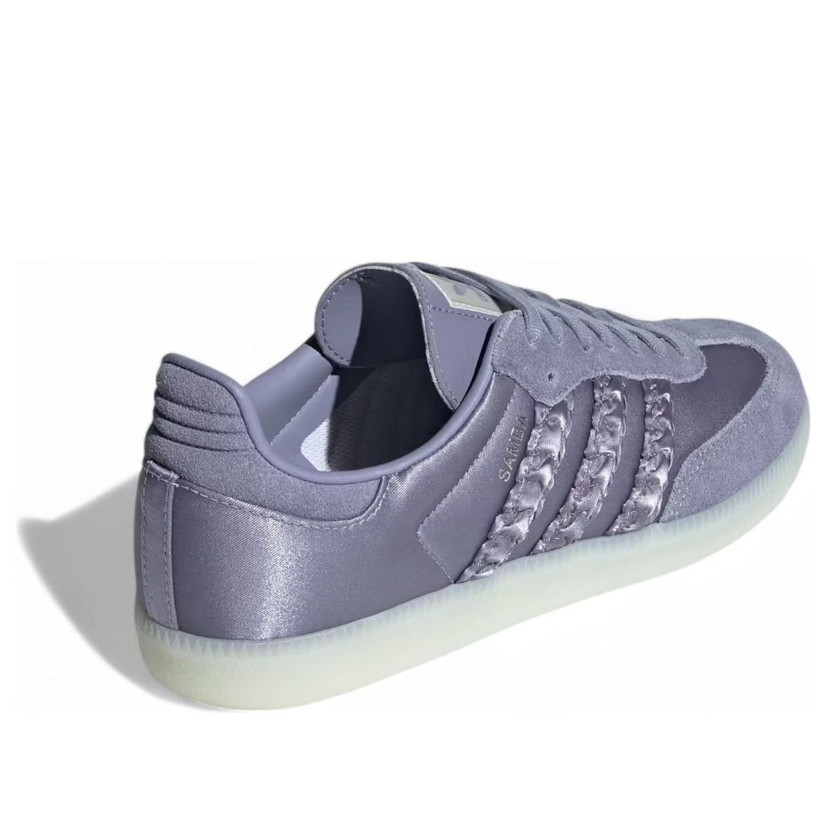 Кроссовки (WMNS) adidas Samba OG Satin 'Silver Violet' — фото 4