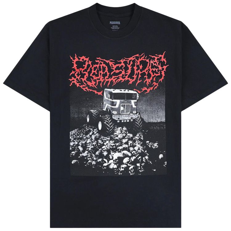 

Футболка Pleasures Off Road T-Shirt 'Black', черный