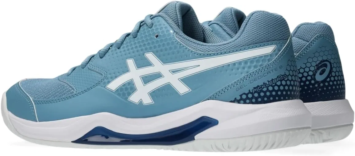 Мужские кроссовки для пиклбола ASICS Gel-Dedicate 8, Saba Blue/White — фото 3