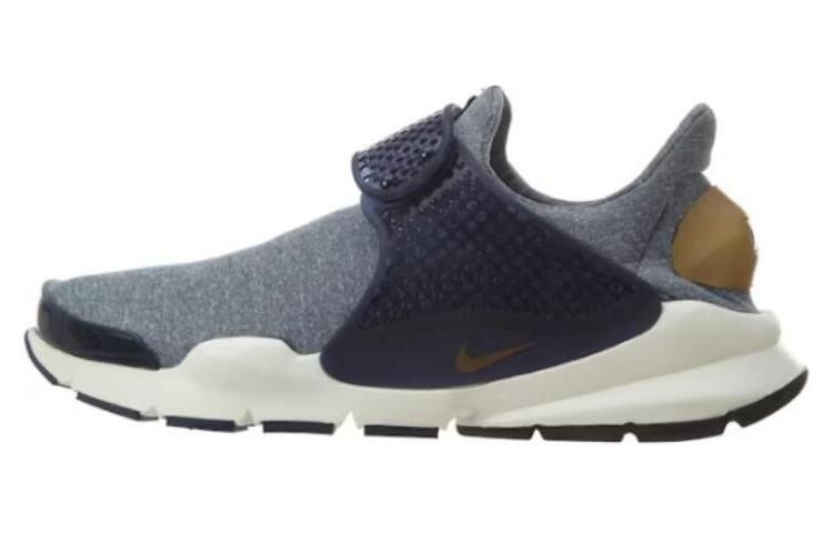 

Кроссовки Nike Sock Dart Se Midnight Navy Golden Beige Women's, серый
