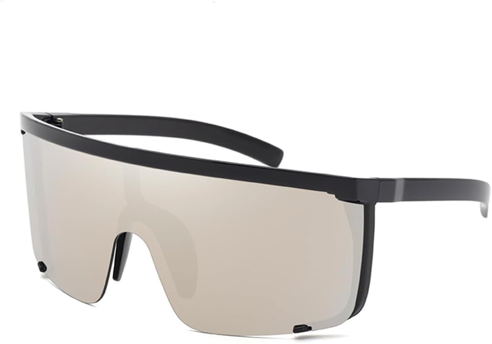 

Крупные квадратные спортивные солнцезащитные очки для женщин и мужчин, модные прямоугольные солнцезащитные очки для мужчин, цельные солнцезащитные очки WNCKSQ, C6 Black Silver