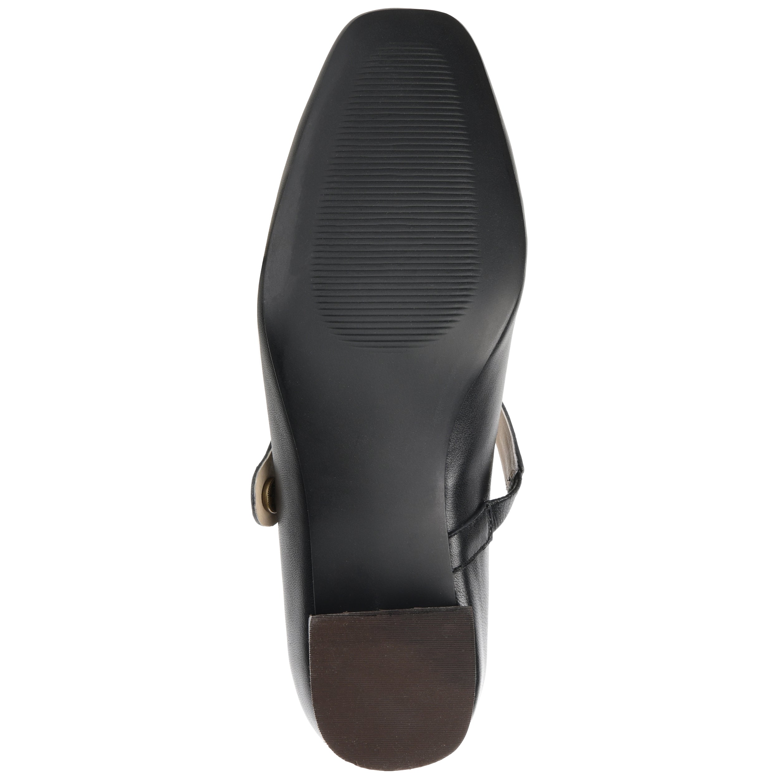 Женские туфли Journee Signature Tru Comfort Foam Ellsy из натуральной кожи, черный — фото 4