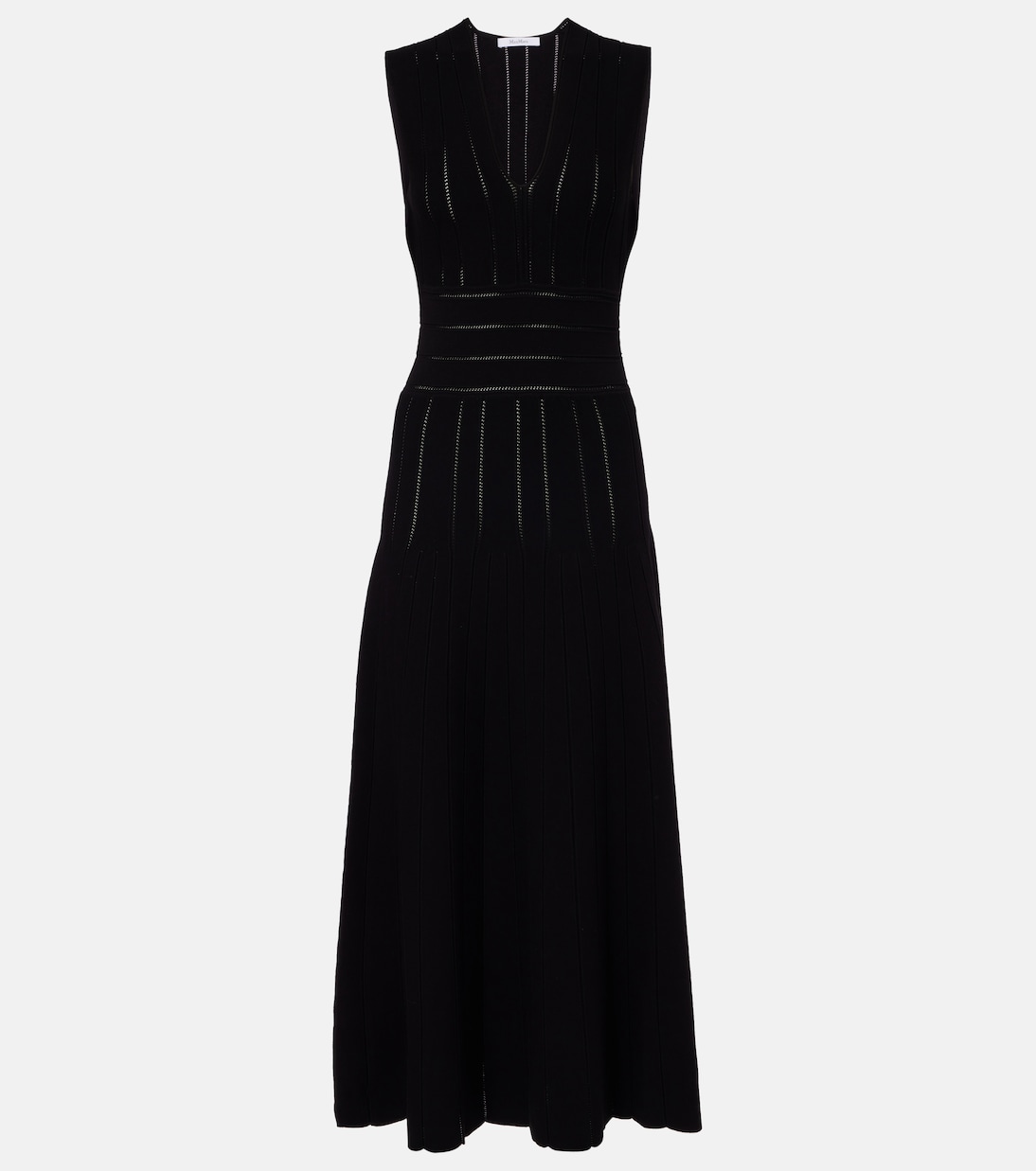 

Вязаное макси-платье Tallone Max Mara, черный