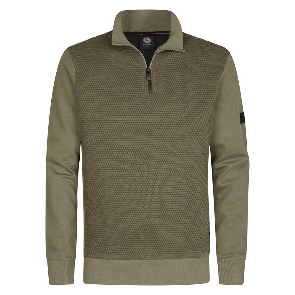 

Толстовка Petrol Industries M-3050-SWC368 half zip, зеленый