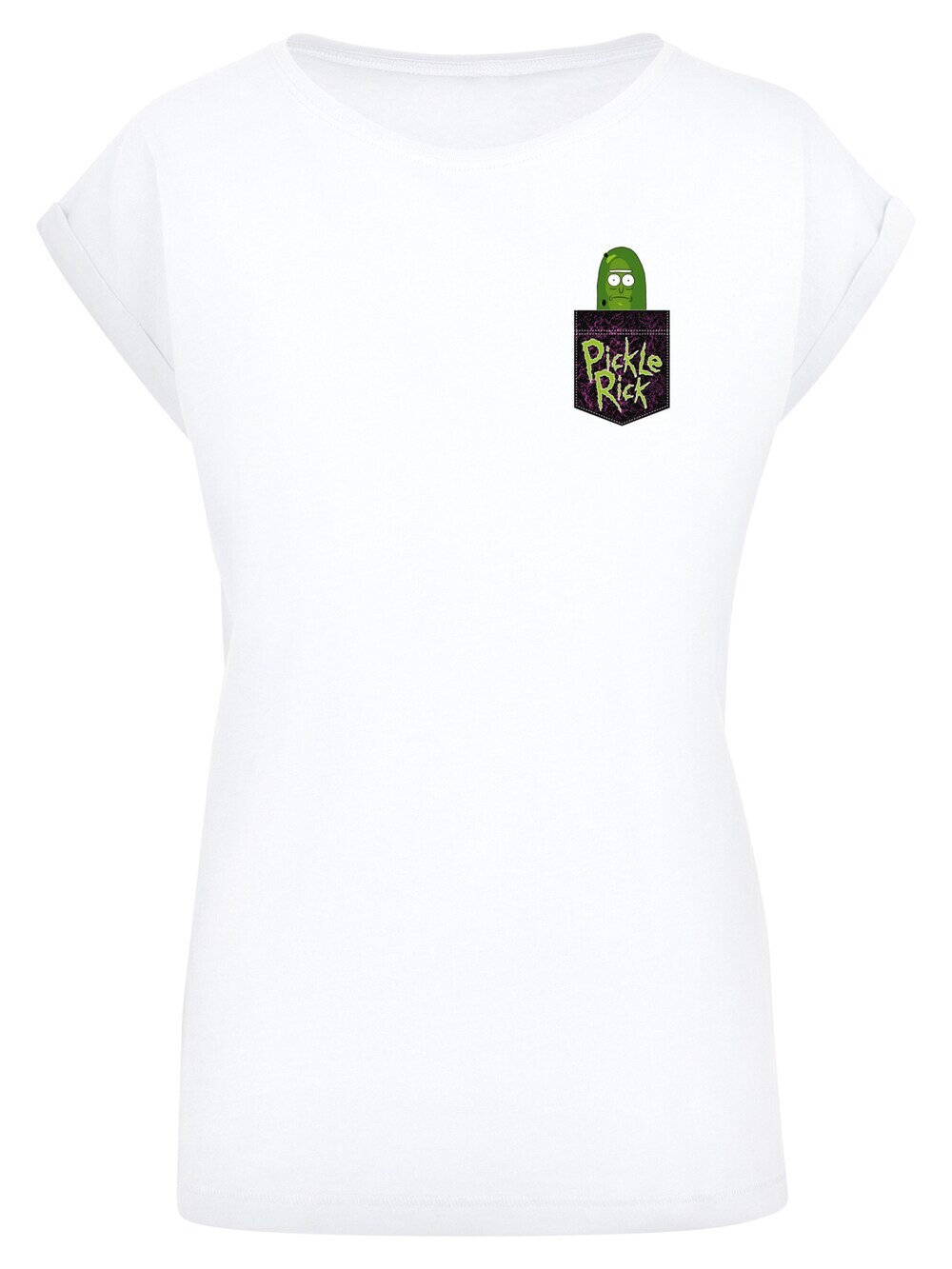 

Рубашка F4Nt4Stic Rick and Morty Pickle Rick, белый