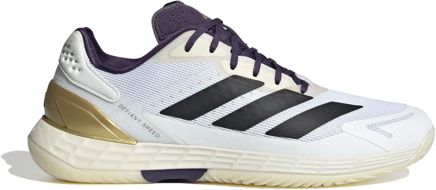 Мужские теннисные кроссовки Defiant Speed 2 adidas, белый — фото 2