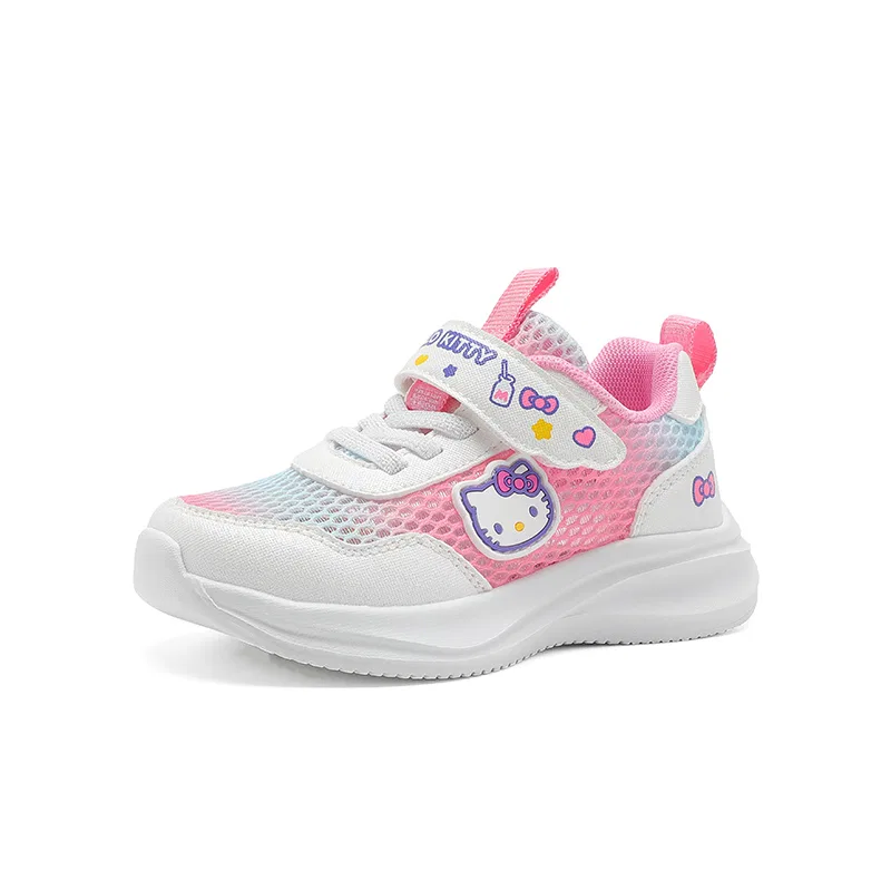 Кроссовки Hello Kitty износостойкие дышащие легкие амортизирующие с поддержкой увеличения высоты низкие Sanrio, Purple — фото 4