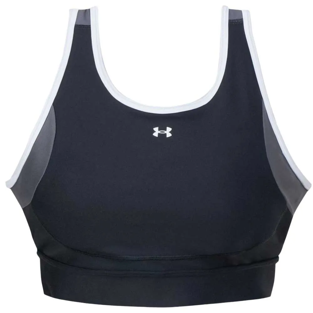 

Спортивный бюстгальтер Under Armour Crossback Mid Open Back sports bra, черный