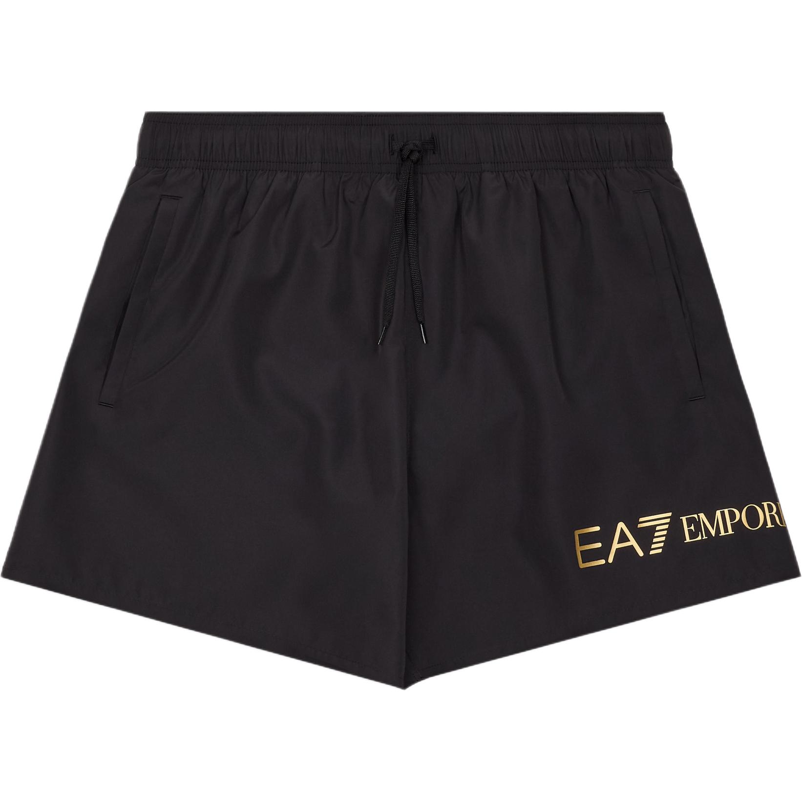 

Шорты для плавания с принтом логотипа ea7 EMPORIO ARMANI, черный