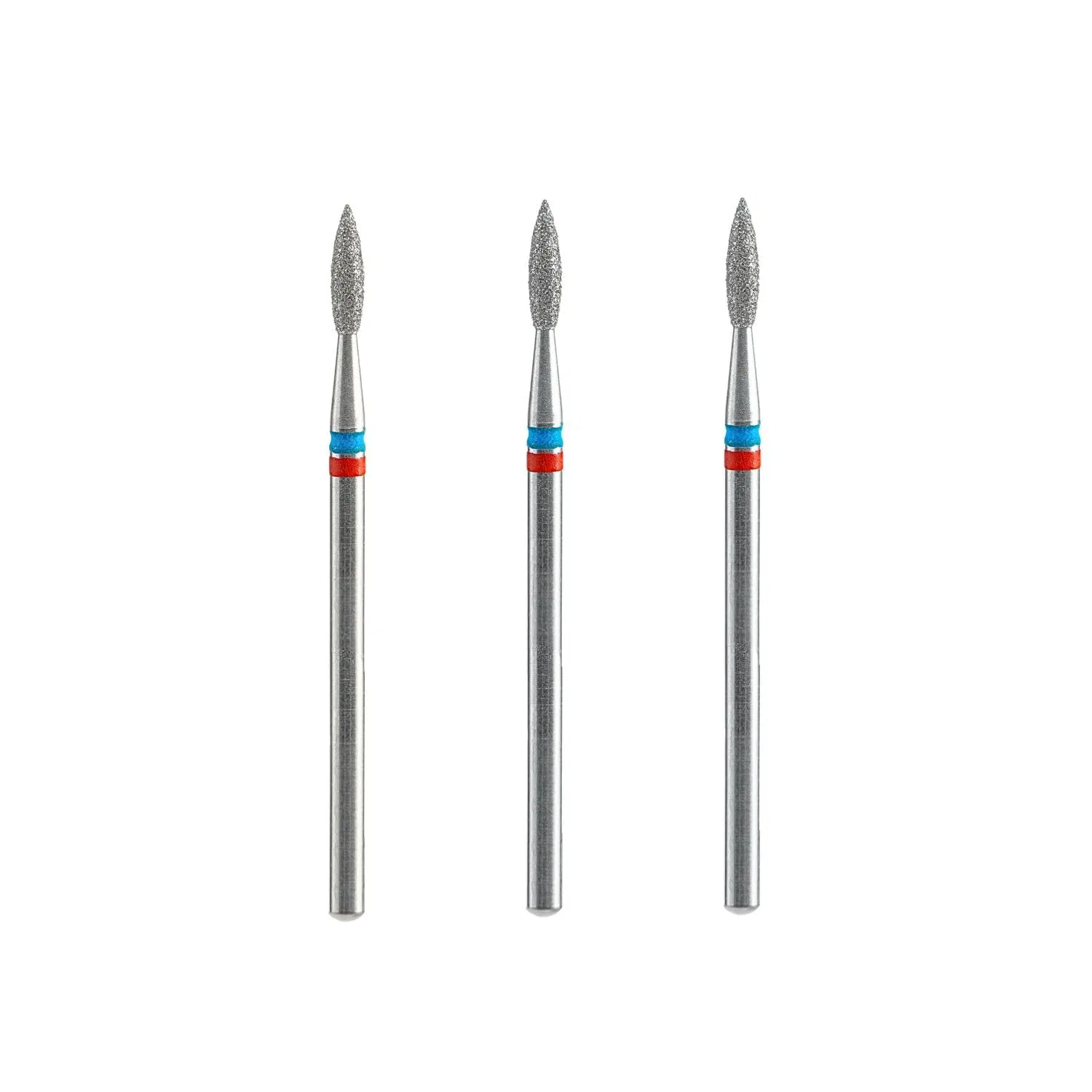 Набор алмазных фрез STALEKS PRO DUO Flame, 3 шт., 2.1 x 0.8 мм Staleks Pro