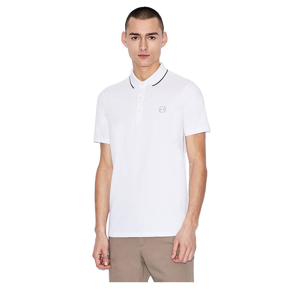 

Поло Armani Exchange 8NZF70_Z8M9Z, белый