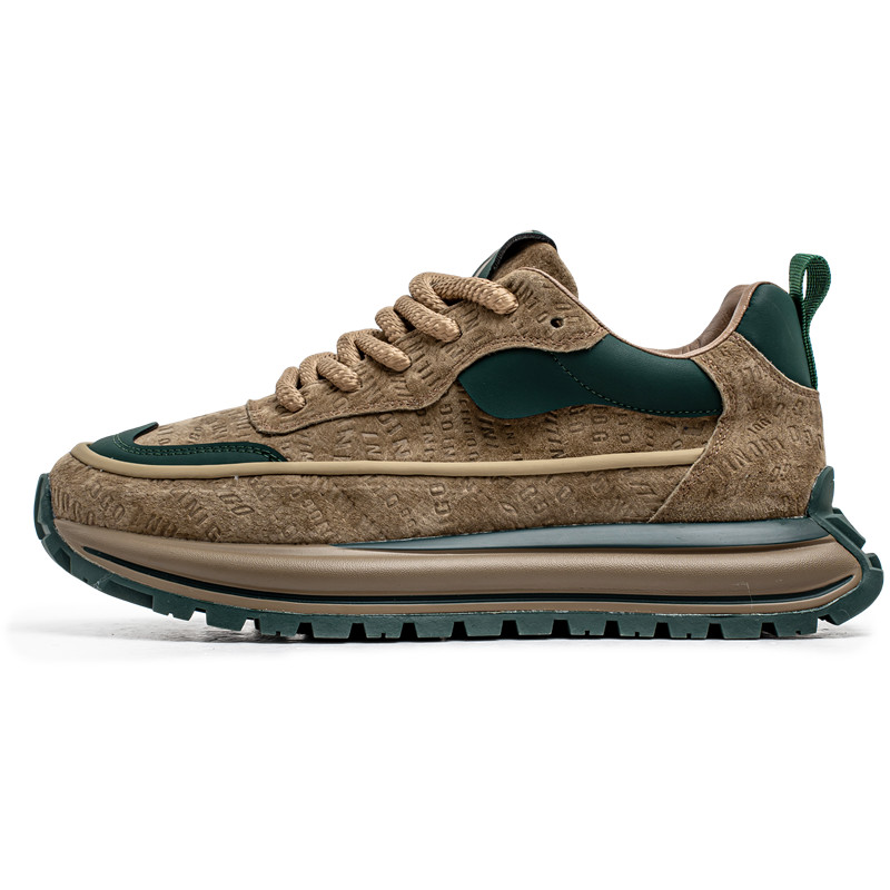 

Низкие повседневные туфли для мужчин GNVA, Khaki Green