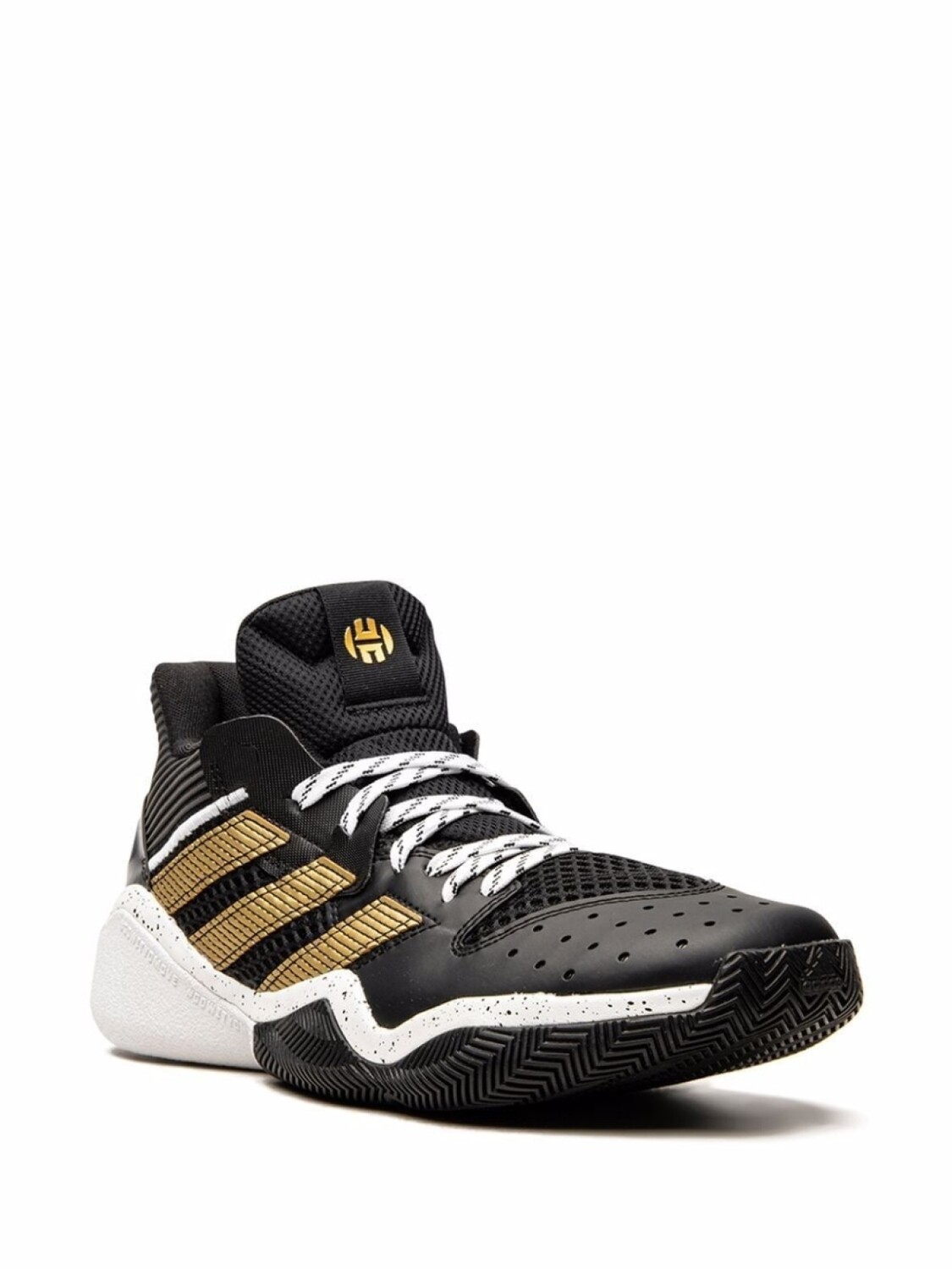 Высокие кроссовки Harden Stepback Adidas, черный — фото 2