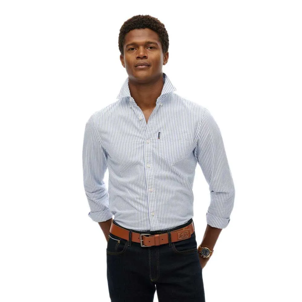 

Рубашка Superdry Essentials Oxford, синий