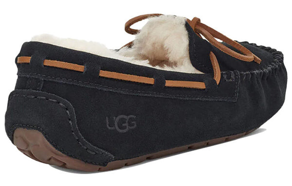 Тапочки dakota cozy stay warm athleisure casual sports shoe black fleece lined Ugg, черный — фото 4