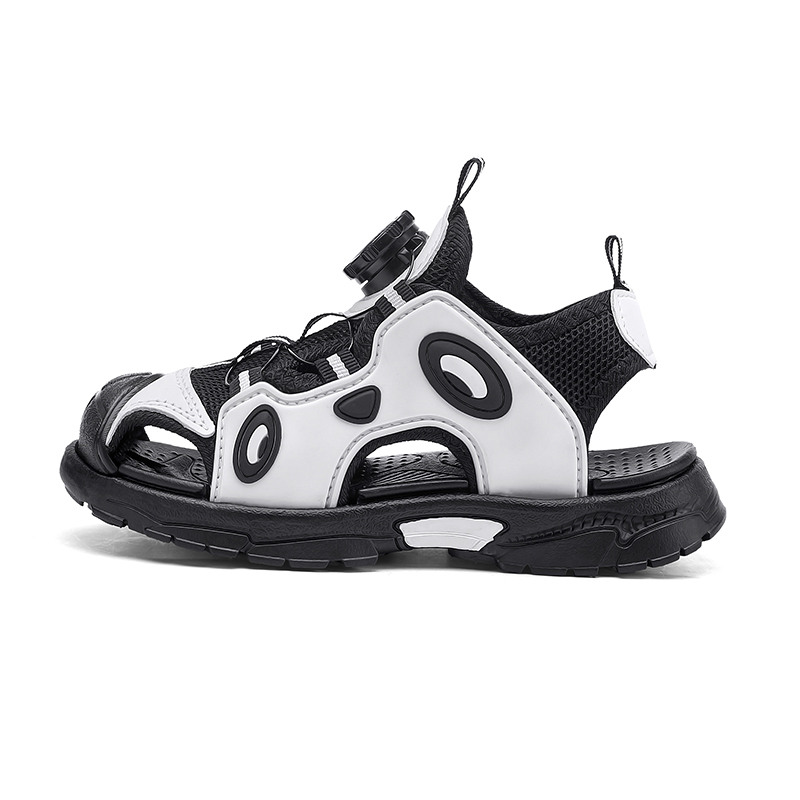 

Детские сандалии с противоскользящей подошвой, устойчивые к истиранию, дышащие и отталкивающие ADOONGA, черный