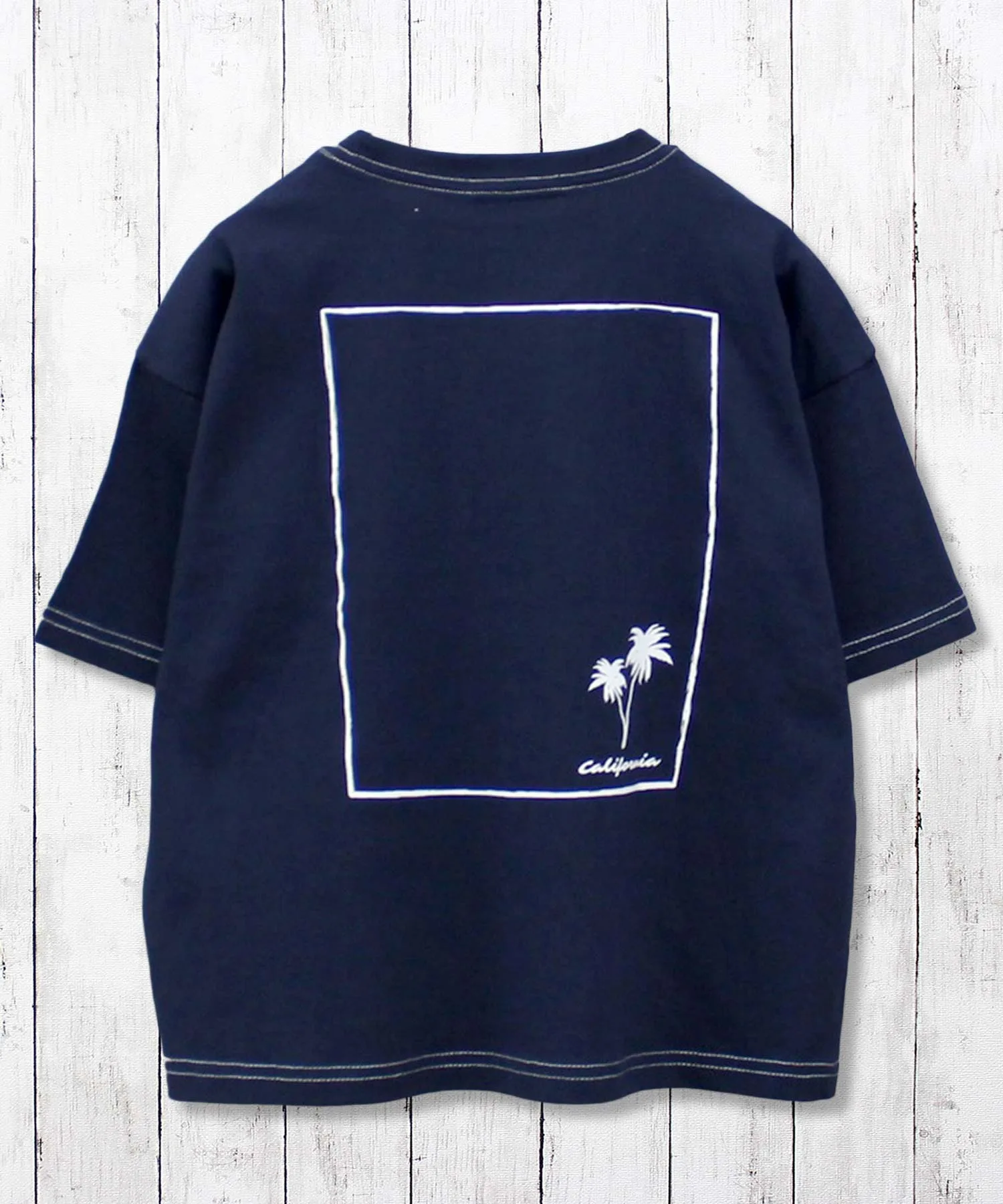 Детская футболка оверсайз с мультидизайном ZI-ON MULTI DESIGN OVERSIZE T-SHIRT синяя