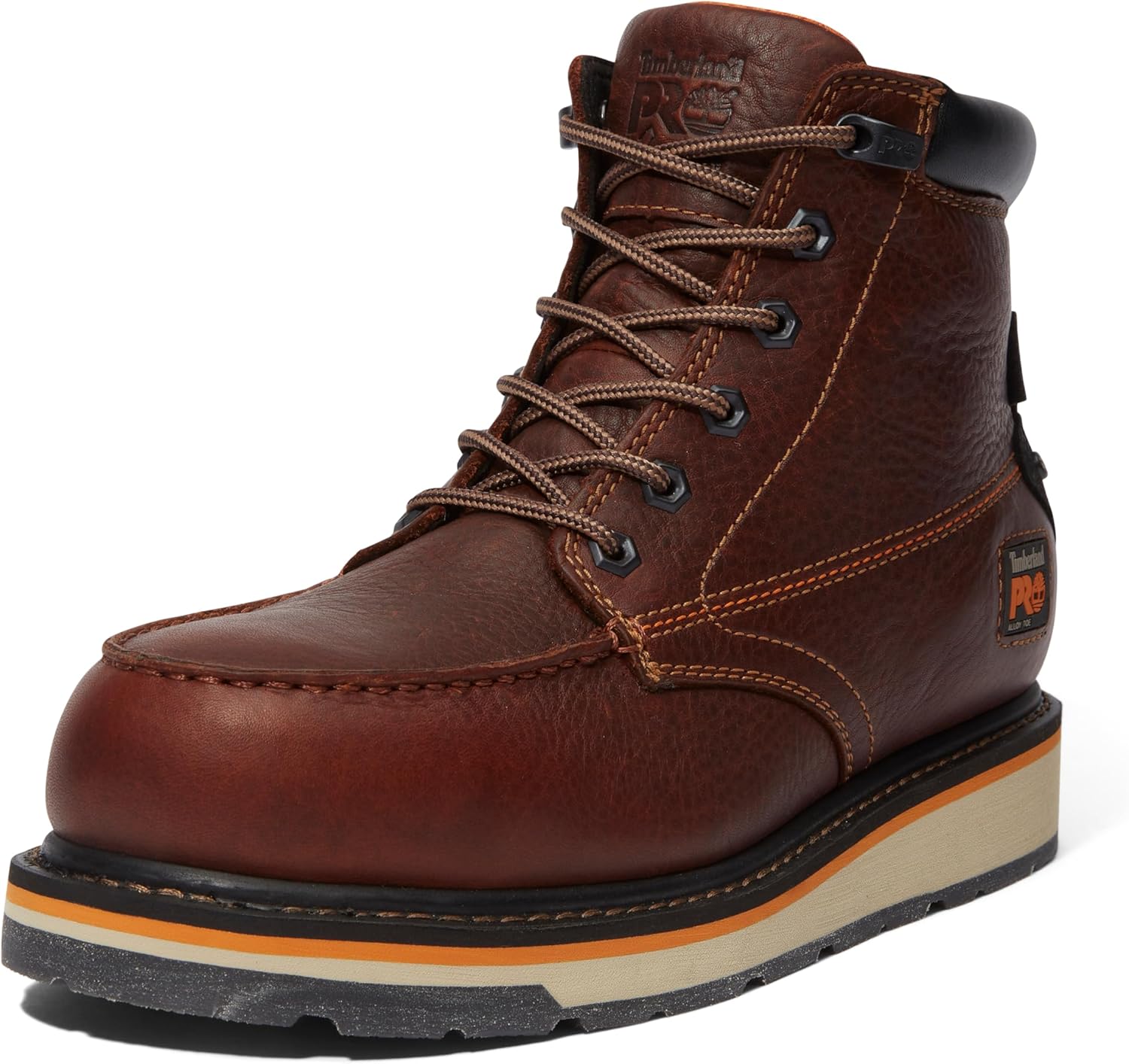 

Timberland PRO мужские рабочие ботинки Gridworks 6 дюймов с защитным носком Alloy, водонепроницаемые, с индустриальной клиновидной подошвой, Brown