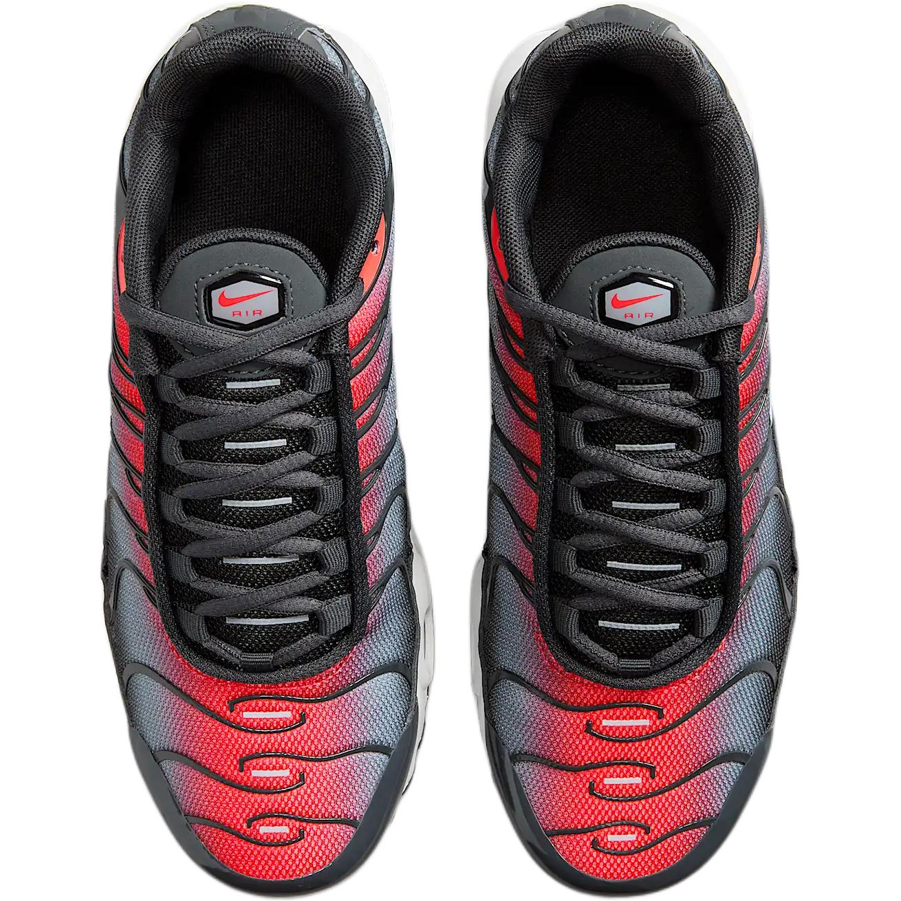 Кроссовки Air Max Plus Anti Kick с амортизацией и низким верхом для детей и подростков Nike, черный/красный — фото 4