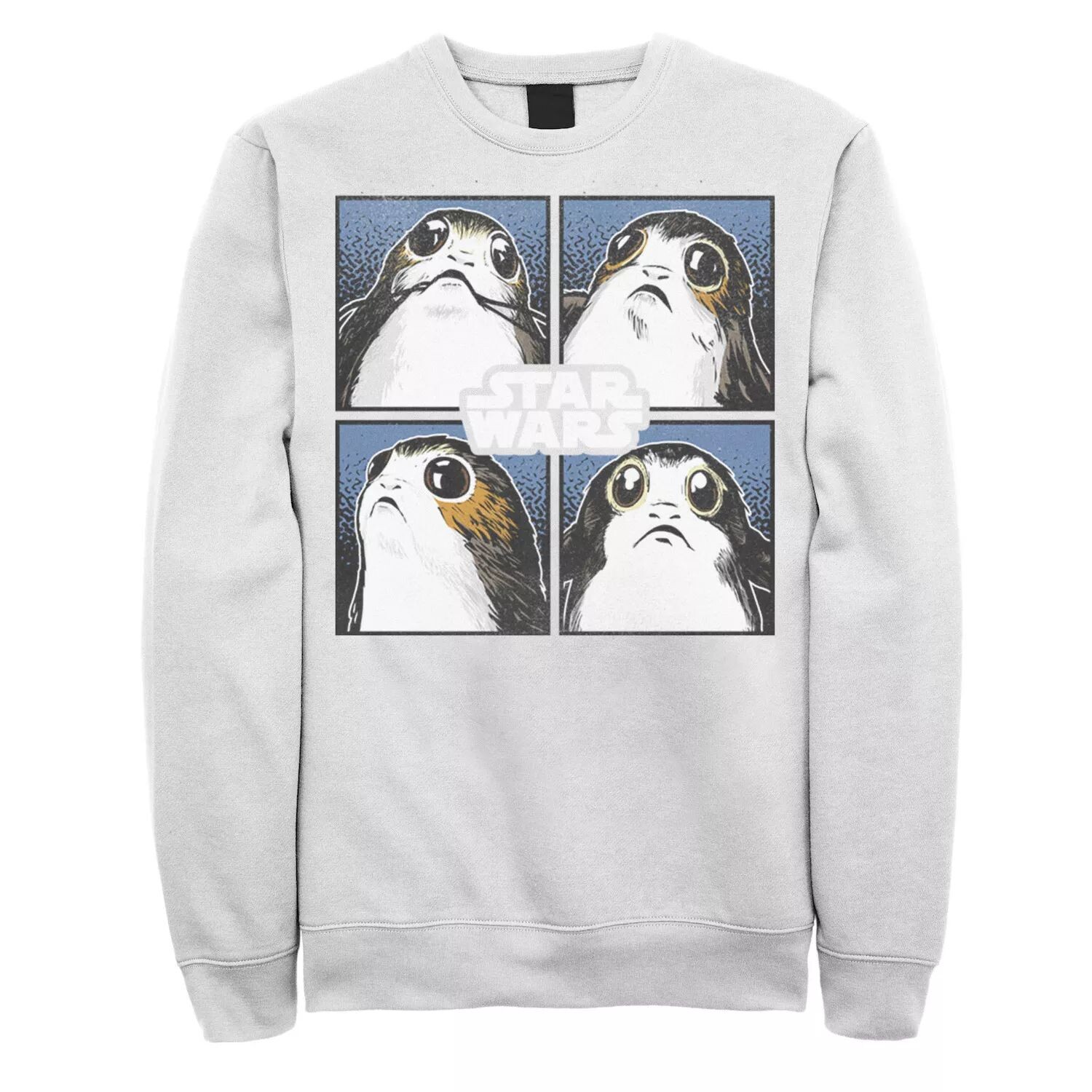 

Мужской: винтажный свитшот The Last Jedi Porgs Star Wars