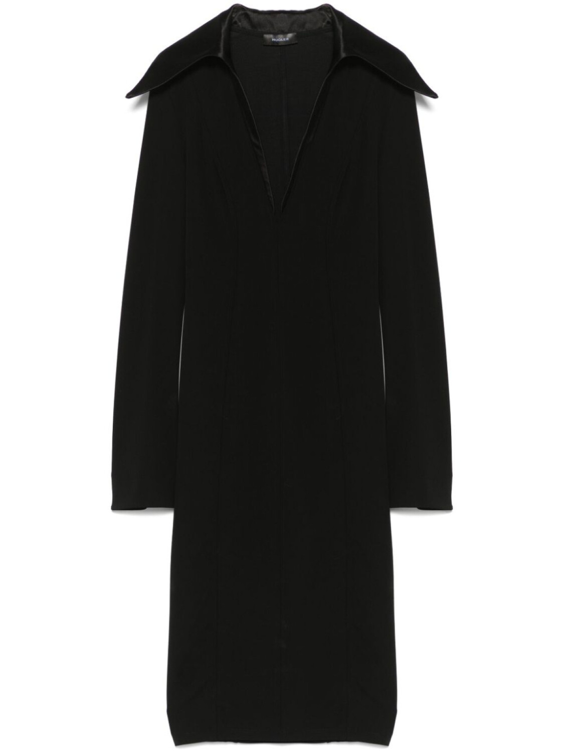 

Mugler платье миди с шипами, черный