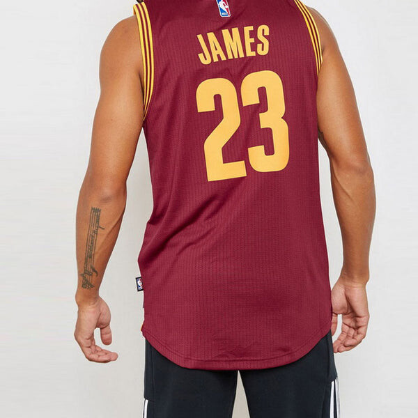 Футболка sw cleveland cavaliers lebron james джерси Adidas, красный — фото 4