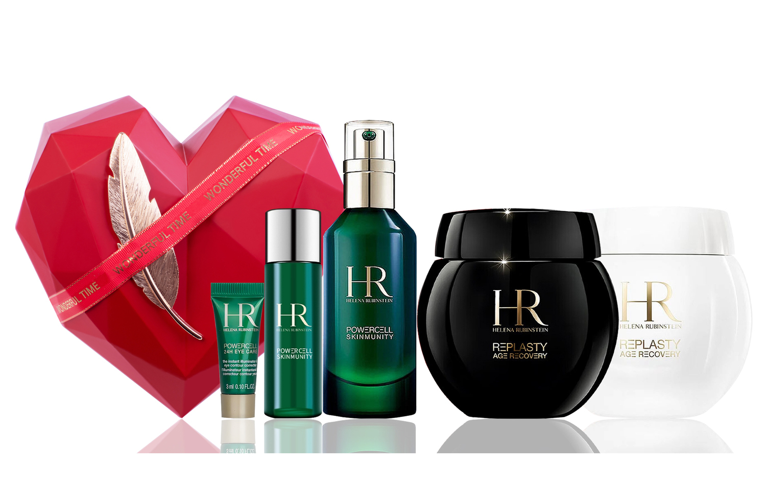 Набор для ухода за кожей Helena Rubinstein: крем Black, 50 мл + крем White, 50 мл + эмульсия, 50 мл