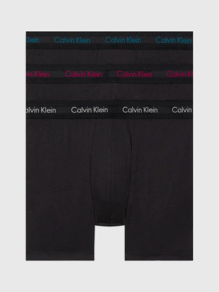 

Боксеры Calvin Klein Underwear "BOXER BRIEF 3PK" (3 шт. в упаковке, 3 шт. в упаковке), с эластичным поясом с логотипом, цвет B- Auth Gry, Chesapk Bay, Jwl Lgs