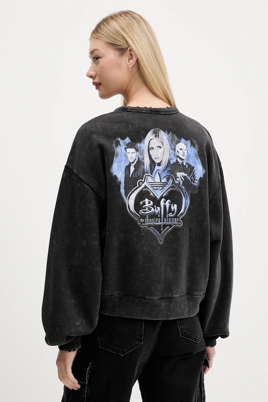 

Хлопковая толстовка 20th Century Fox Disney Adidas Originals, черный