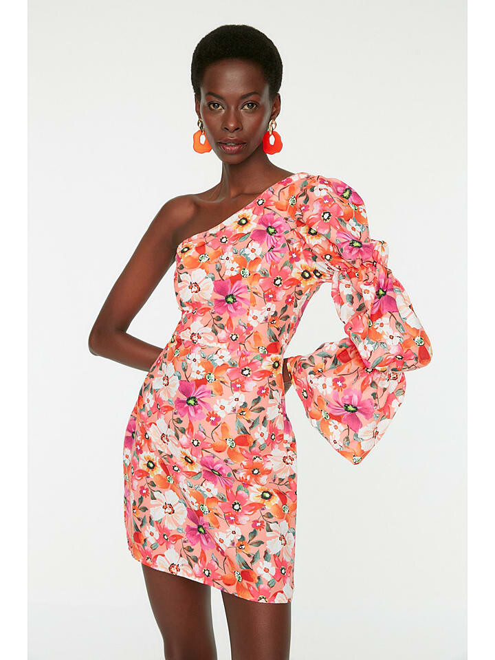 

Короткое платье trendyol, оранжевый