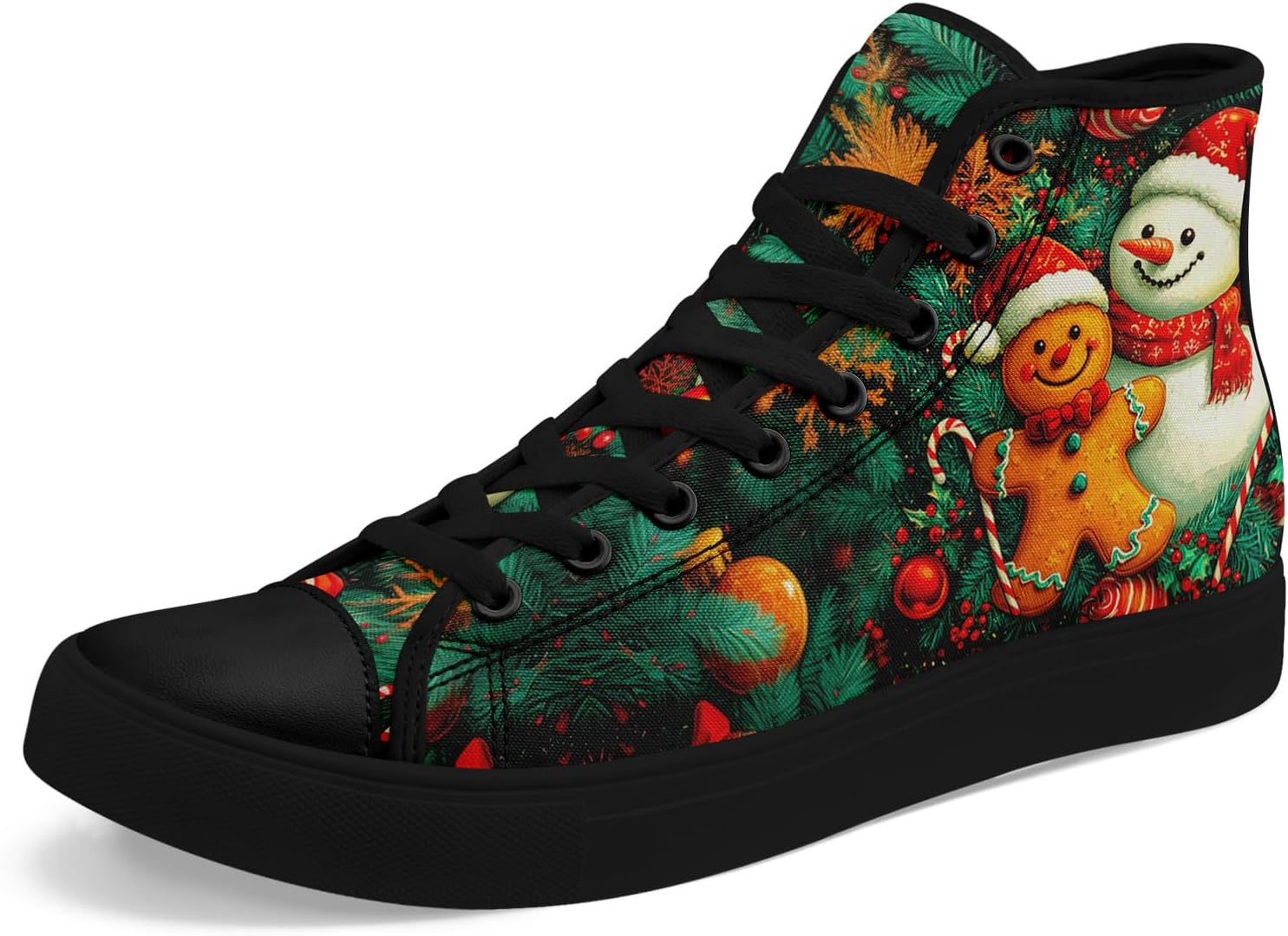 

Унисекс кроссовки на высокой подошве AWSOLE с рождественским принтом: Санта, череп, снеговик, легкие повседневные обувь для мужчин и женщин, белый/черный/красный/зеленый/коричневый