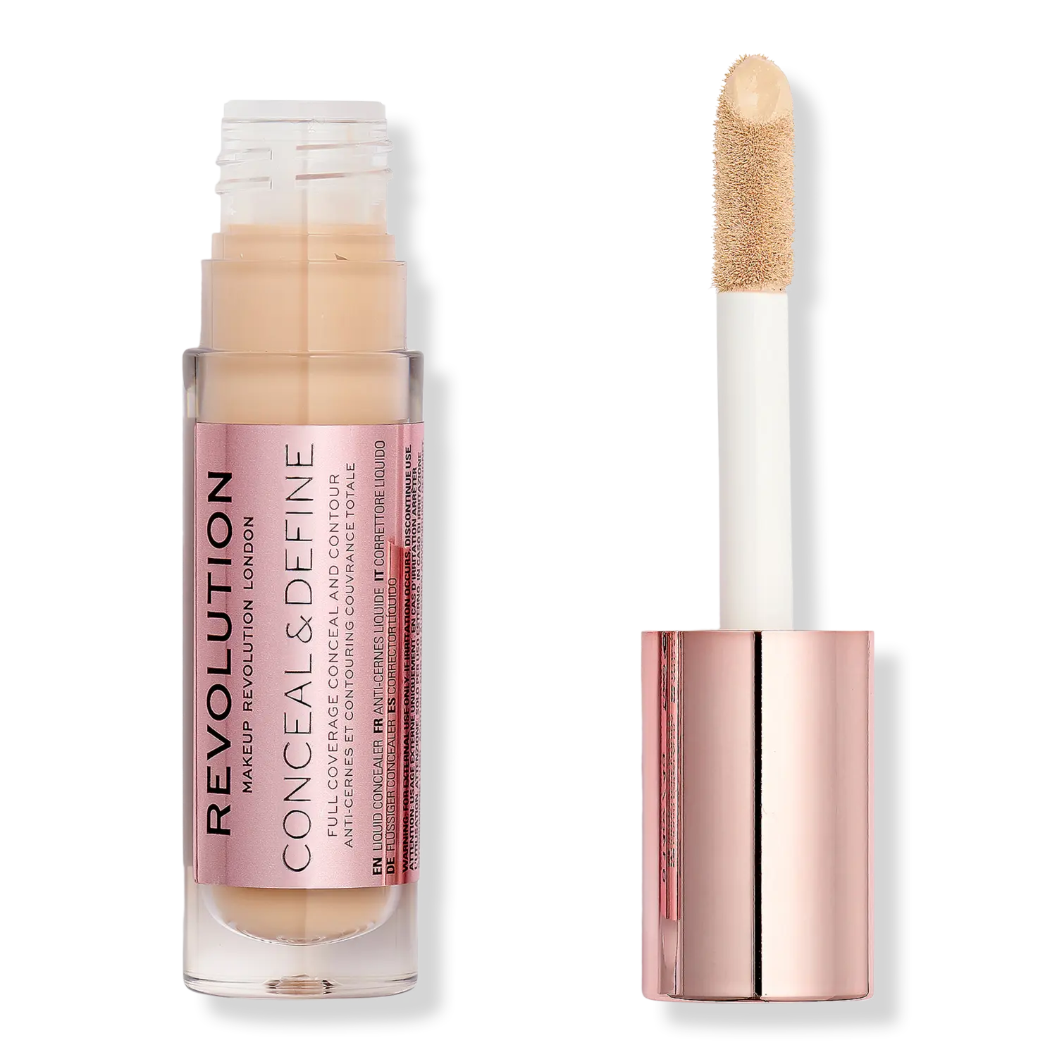 

Консилер Conceal & Define с полным покрытием Revolution Beauty, C7.5 (for medium skin tones w/ a light yellow undertone)