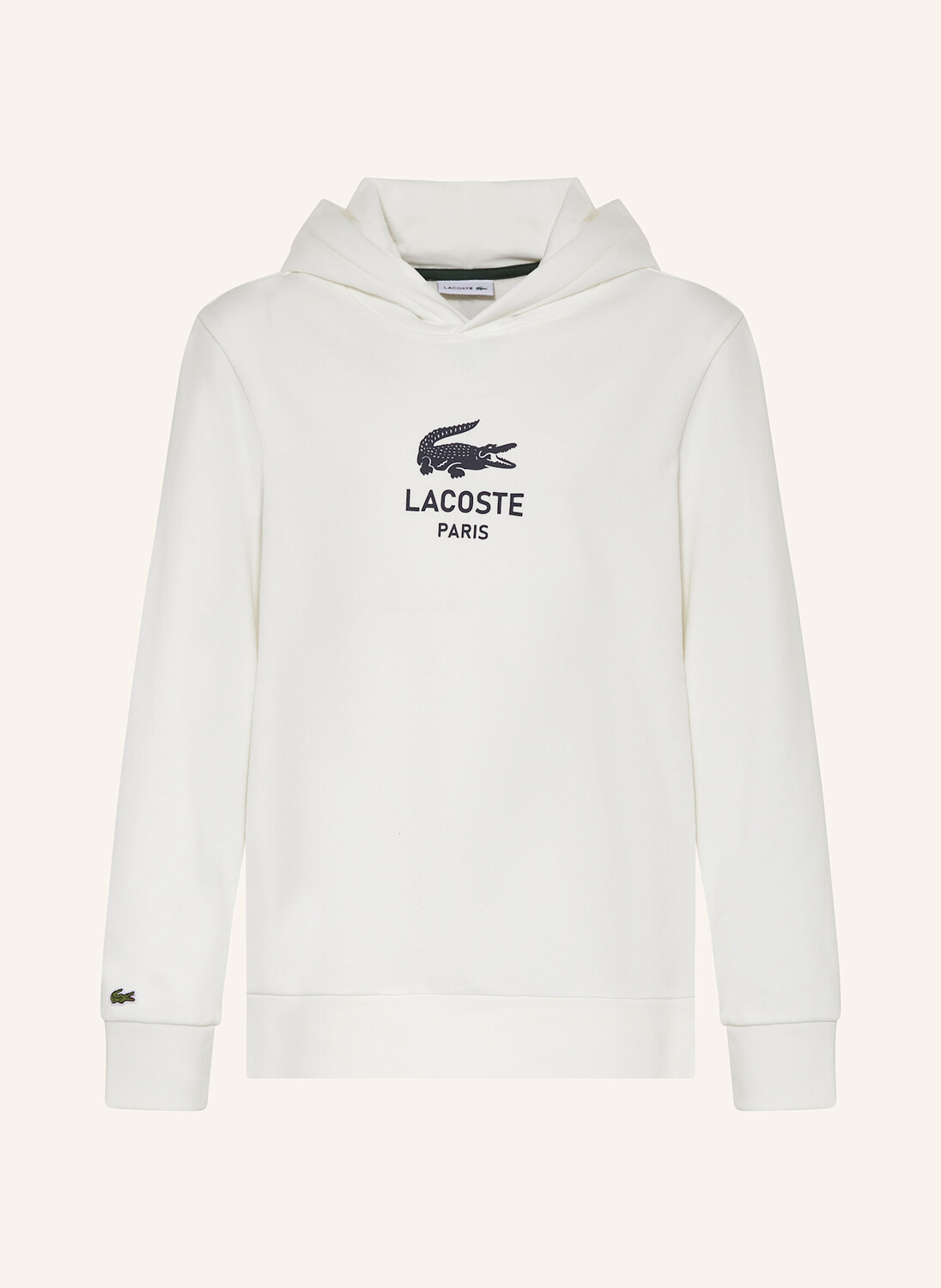 

Толстовка с капюшоном Lacoste, белый