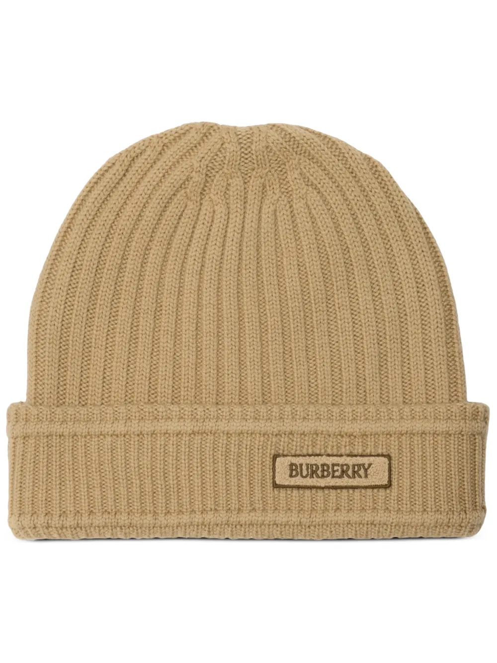 

Шапка бини с нашивкой-логотипом BURBERRY, нейтральный