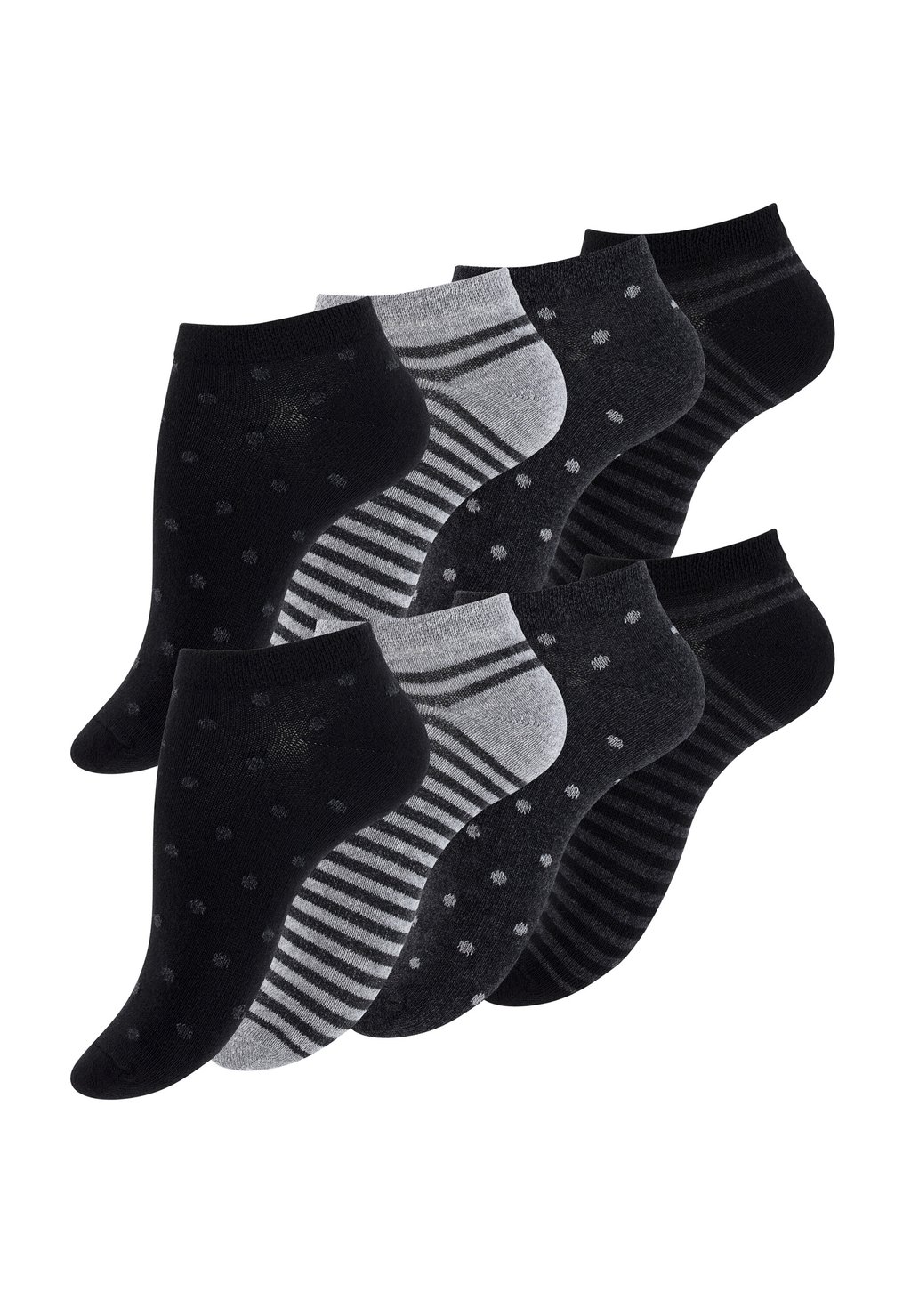 

Носки "DOT´S AND STRIPES" 8 PAAR Vincent Creation, черный