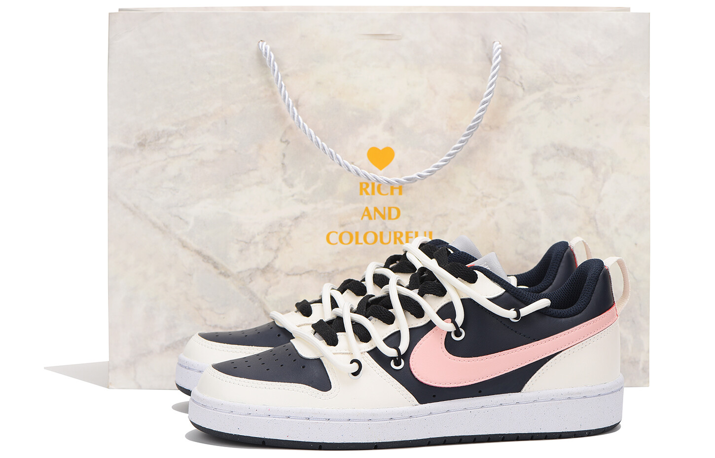 

Кроссовки Nike Court Borough Skateboard Shoes Women's Low-Top Pink