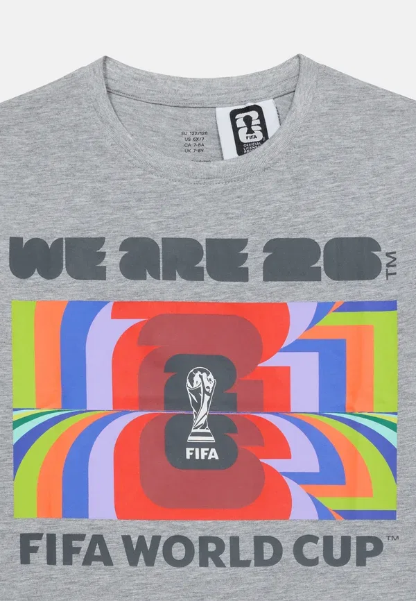 Футболка Nkmmacs fifa ss nreg top box ous print t-shirt Name It, серый меланж — фото 4