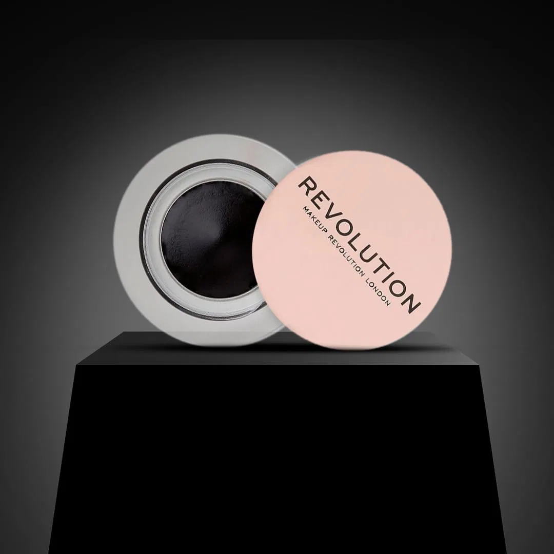 Гелевая подводка для глаз Makeup Revolution с кистью Makeup Revolution — фото 4