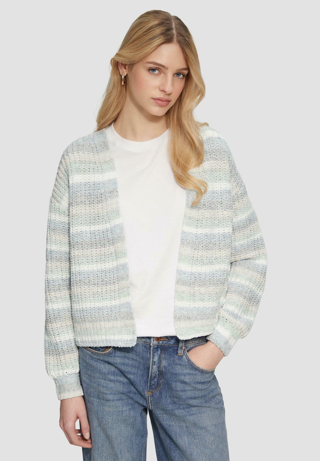 

Кардиган WEICHE OVERSIZED QS, бирюзовый