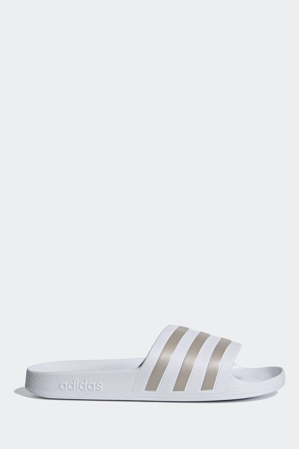 Шлепанцы Adilette цвета морской волны Adidas, белый