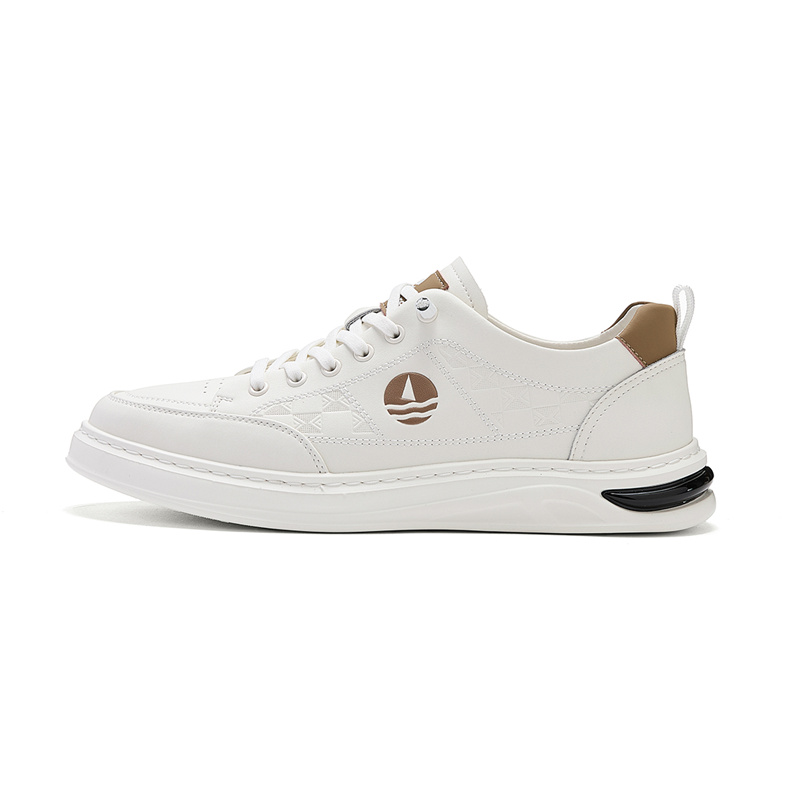 

NAVIGARE Кроссовки для скейтбординга Small Sailboat Low Top, мужские, белые, хаки