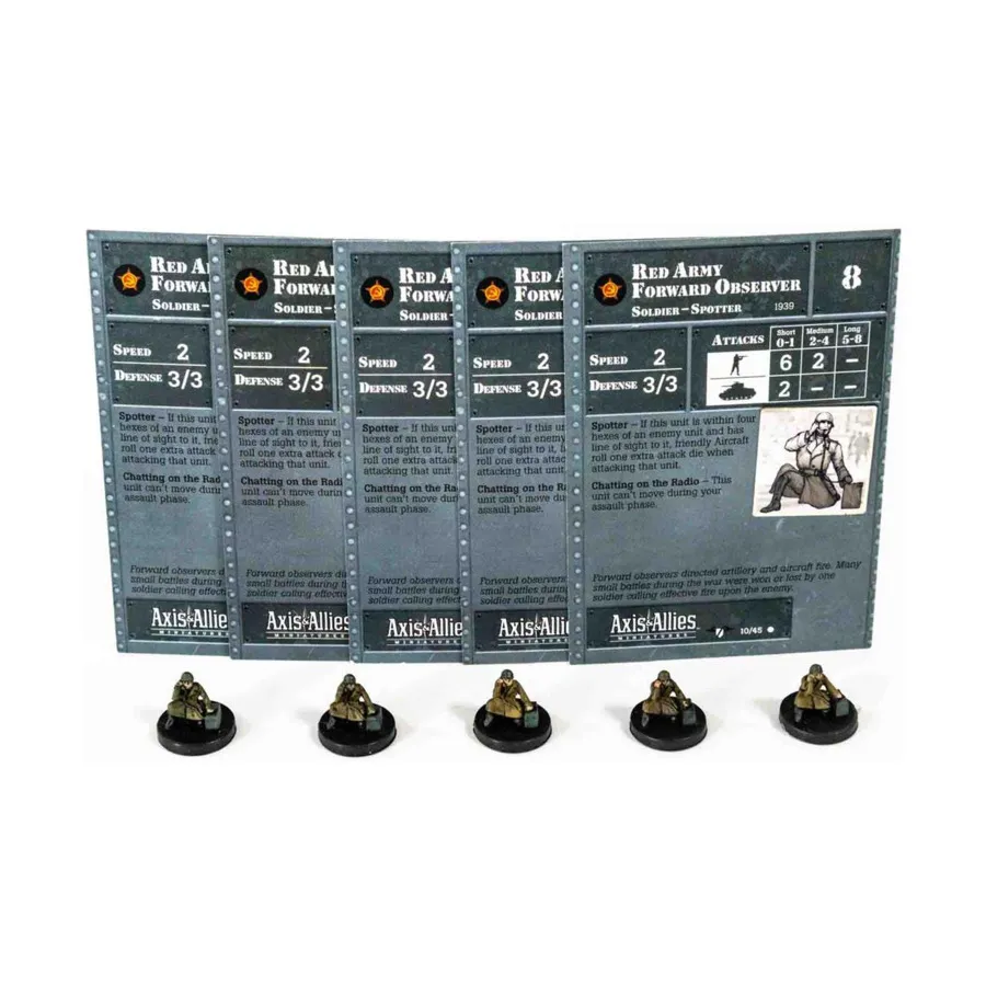 

Передовой наблюдатель Красной Армии (C) x5, Axis & Allies - Collectible Miniatures Game - Contested Skies Singles