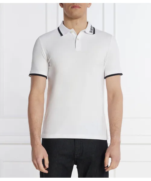 

Футболка поло Regular fit Guess Jeans, белый