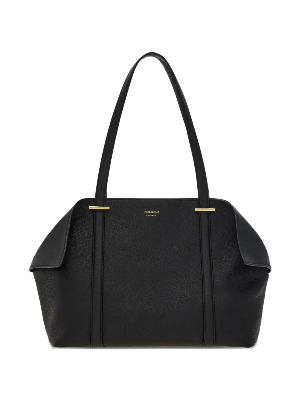 

Сэтчел с клапаном Ferragamo, черный